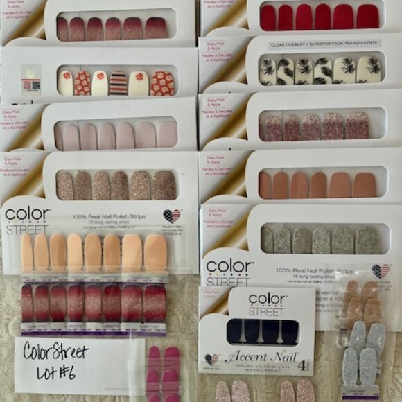 Color Street Nail Strips Mixed Lot #6 - Picture 1 of 11